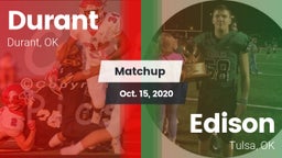 Matchup: Durant  vs. Edison  2020