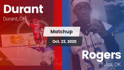 Matchup: Durant  vs. Rogers  2020