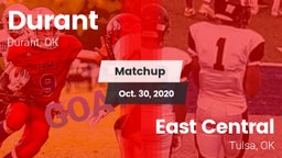 Matchup: Durant  vs. East Central  2020