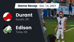 Recap: Durant  vs. Edison  2021