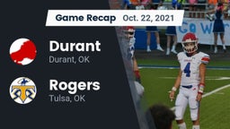 Recap: Durant  vs. Rogers  2021
