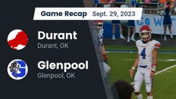 Recap: Durant  vs. Glenpool  2023