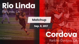 Matchup: Rio Linda High vs. Cordova  2017
