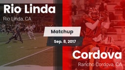 Matchup: Rio Linda High vs. Cordova  2016