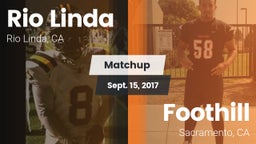 Matchup: Rio Linda High vs. Foothill  2016