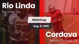 Matchup: Rio Linda High vs. Cordova  2018