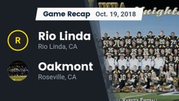 Recap: Rio Linda  vs. Oakmont  2018