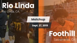 Matchup: Rio Linda High vs. Foothill  2019