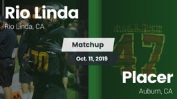 Matchup: Rio Linda High vs. Placer  2019