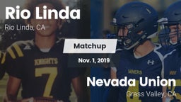 Matchup: Rio Linda High vs. Nevada Union  2019