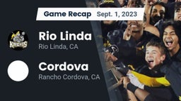 Recap: Rio Linda  vs. Cordova  2023