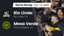 Recap: Rio Linda  vs. Mesa Verde  2023