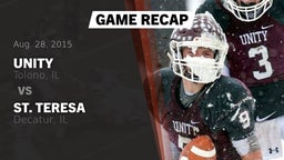 Recap: Unity  vs. St. Teresa  2015