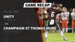 Recap: Unity  vs. Champaign St Thomas More  2015