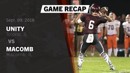 Recap: Unity  vs. Macomb  2016