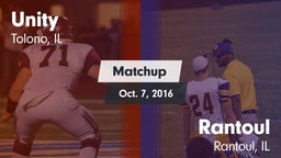 Matchup: Unity  vs. Rantoul  2016