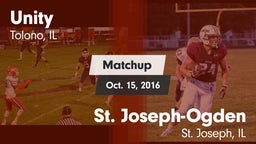 Matchup: Unity  vs. St. Joseph-Ogden  2016