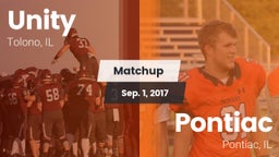 Matchup: Unity  vs. Pontiac  2017