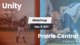 Matchup: Unity  vs. Prairie Central  2017