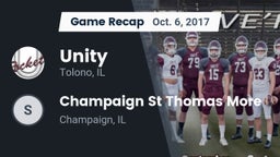 Recap: Unity  vs. Champaign St Thomas More  2017