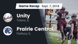 Recap: Unity  vs. Prairie Central  2018