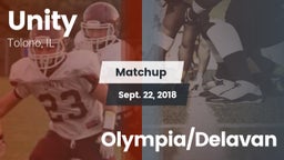 Matchup: Unity  vs. Olympia/Delavan 2018