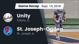 Recap: Unity  vs. St. Joseph-Ogden  2018