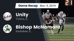 Recap: Unity  vs. Bishop McNamara  2019