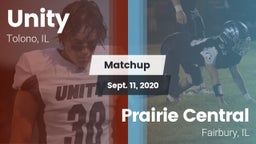 Matchup: Unity  vs. Prairie Central  2020