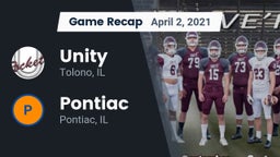 Recap: Unity  vs. Pontiac  2021