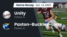 Recap: Unity  vs. Paxton-Buckley-Loda  2022