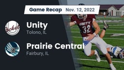 Recap: Unity  vs. Prairie Central  2022