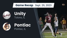 Recap: Unity  vs. Pontiac  2023