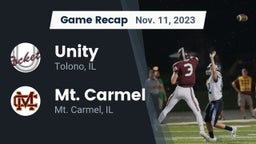 Recap: Unity  vs. Mt. Carmel  2023