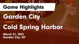 Garden City  vs Cold Spring Harbor  Game Highlights - March 31, 2022