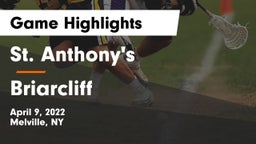 St. Anthony's  vs Briarcliff  Game Highlights - April 9, 2022