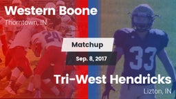 Matchup: Western Boone High vs. Tri-West Hendricks  2017