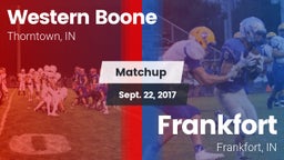 Matchup: Western Boone High vs. Frankfort  2017