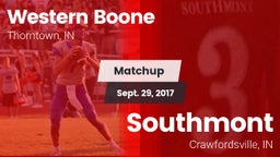 Matchup: Western Boone High vs. Southmont  2017