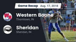 Recap: Western Boone  vs. Sheridan  2018