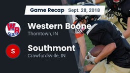 Recap: Western Boone  vs. Southmont  2018