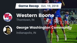 Recap: Western Boone  vs. George Washington Community  2018