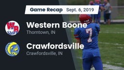 Recap: Western Boone  vs. Crawfordsville  2019