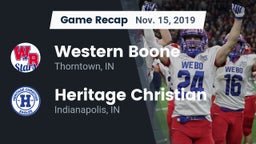Recap: Western Boone  vs. Heritage Christian  2019