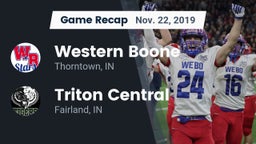 Recap: Western Boone  vs. Triton Central  2019