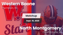 Matchup: Western Boone High vs. North Montgomery  2020