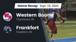 Recap: Western Boone  vs. Frankfort  2020
