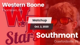 Matchup: Western Boone High vs. Southmont  2020