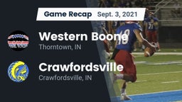 Recap: Western Boone  vs. Crawfordsville  2021