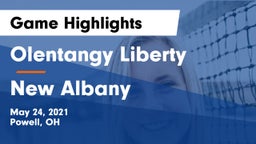 Olentangy Liberty  vs New Albany  Game Highlights - May 24, 2021
